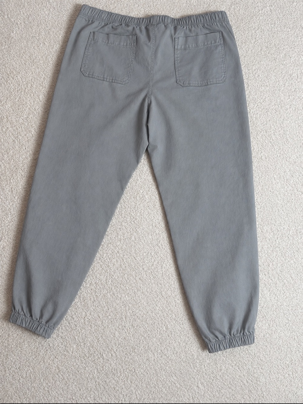 No Boundaries Men's Gray Elastic Cuff Jogger Pants